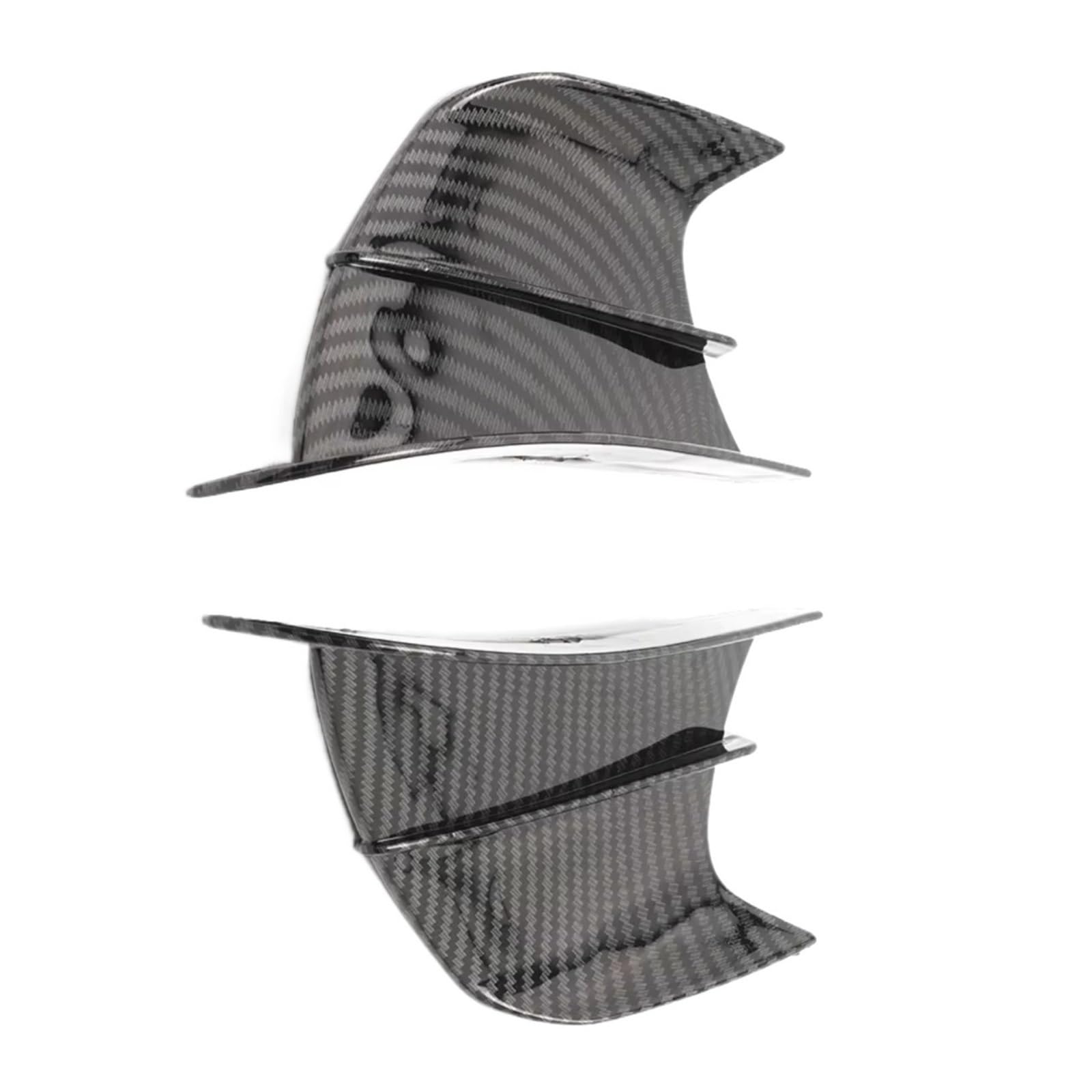 DWBXRRQS Aerodynamische Winglets Für H2 Für H2R 1 Paar Motorrad Verkleidung Winglet Aerodynamische Für Flügel Kit Spoiler Motorrad Zubehör Ersatzteile(Carbon Fibre) von DWBXRRQS