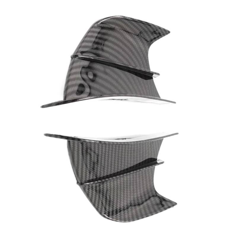 DWBXRRQS Aerodynamische Winglets Für H2 Für H2R 1 Paar Motorrad Verkleidung Winglet Aerodynamische Für Flügel Kit Spoiler Motorrad Zubehör Ersatzteile(Carbon Fibre) von DWBXRRQS