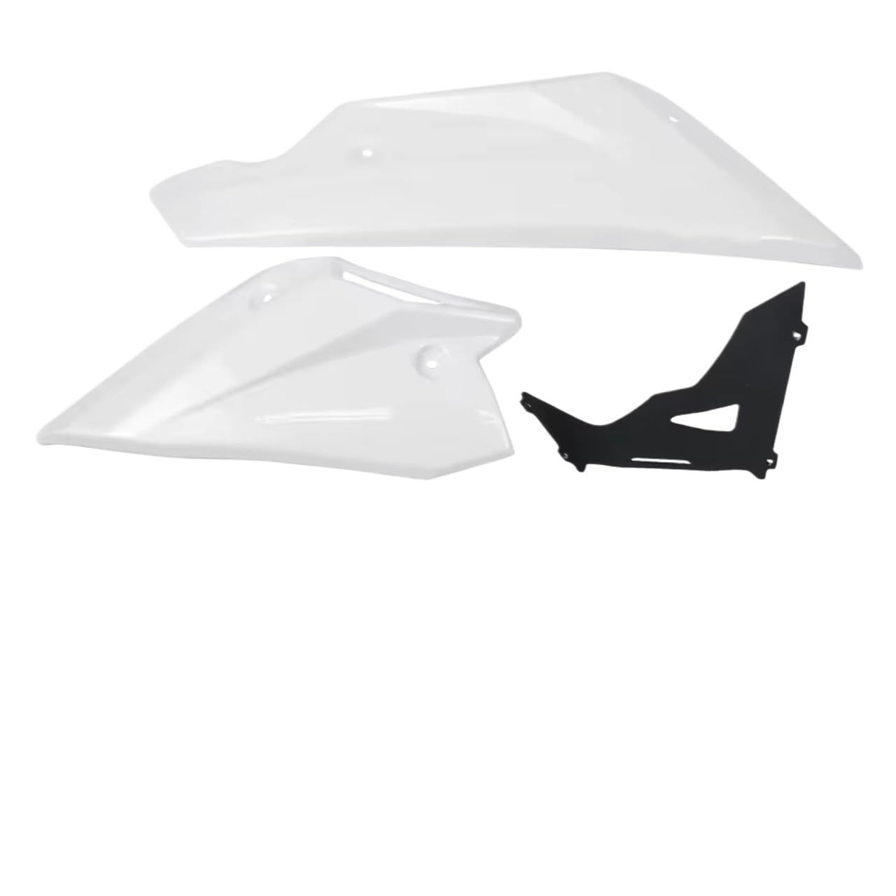 DWBXRRQS Aerodynamische Winglets Für Hornet 750 Für CB750 2023 2024 Motorrad Bauch Für Pan Motor Chassis Schutz Schmücken Unteren Spoiler Motorrad Zubehör(White) von DWBXRRQS
