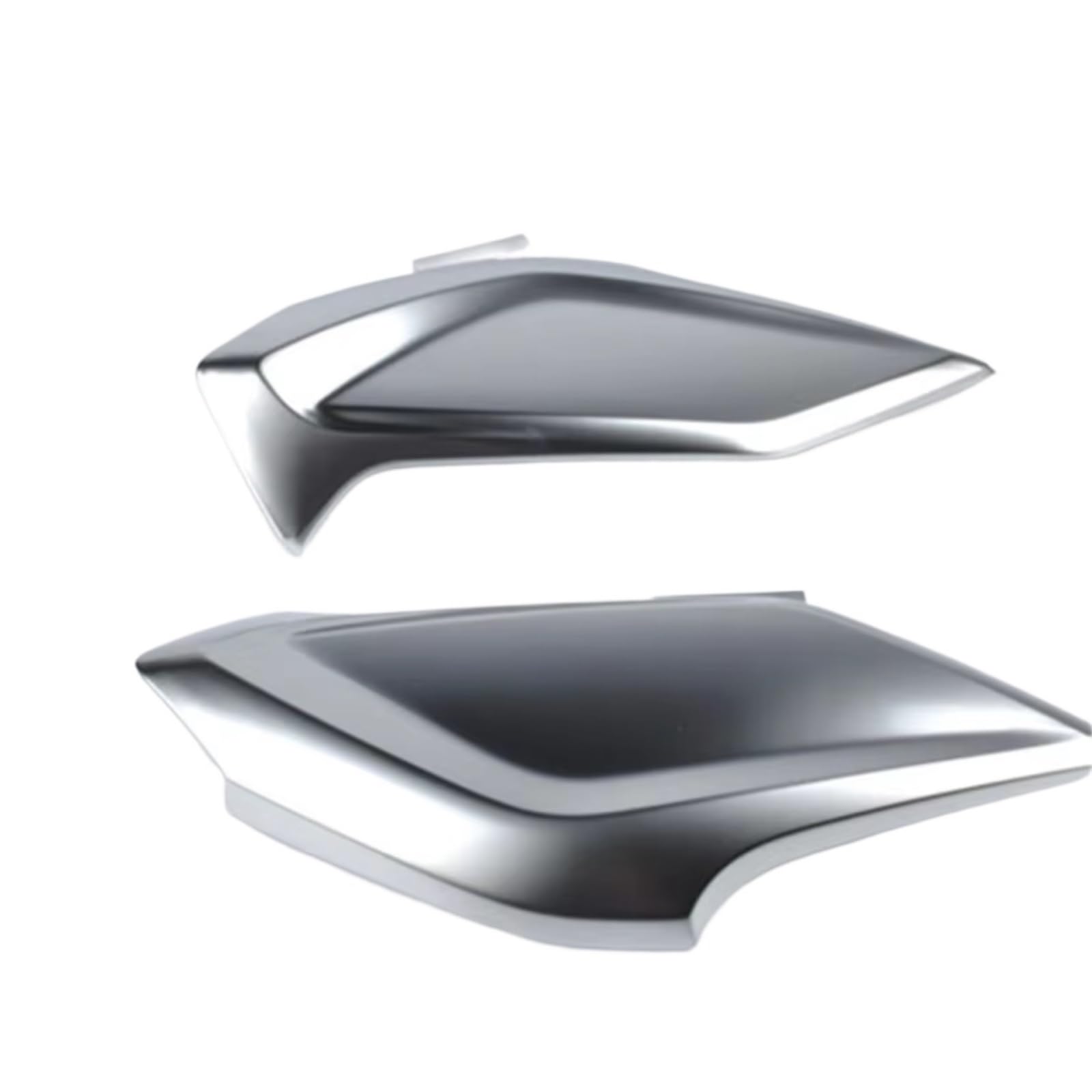 DWBXRRQS Aerodynamische Winglets Für K1600B Für K1600GT Für K1600GTL 2011-2023 Motorräder Windabweiser Links Rechts Gugel Spoiler Flanke Motorrad Zubehör(Pearl Chrome) von DWBXRRQS