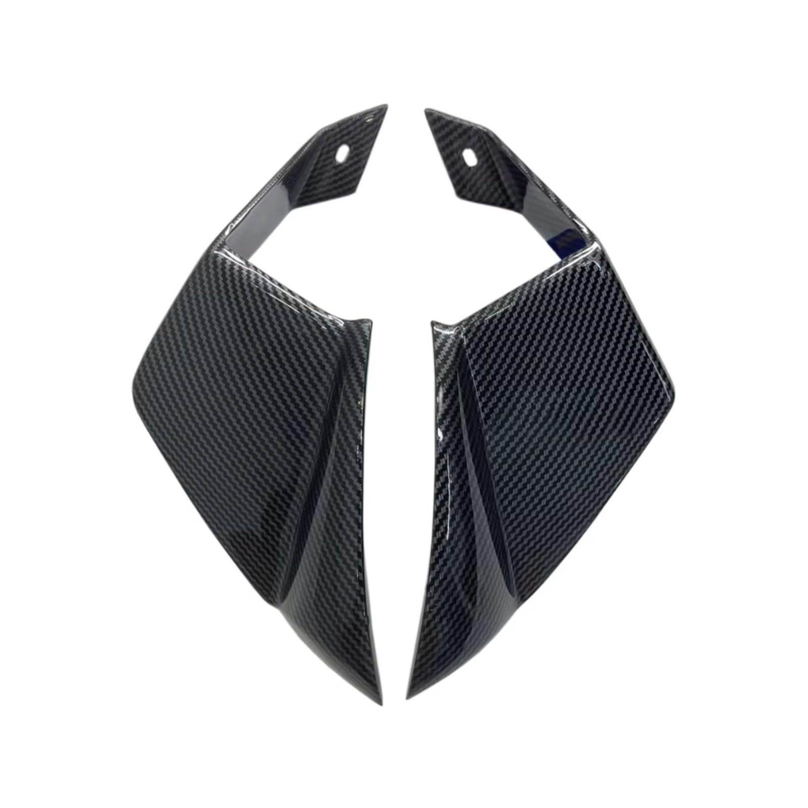 DWBXRRQS Aerodynamische Winglets Für Ninja Für ZX-10R Motorrad Verkleidung Spoiler Motorrad Zubehör Flügel Feste Wind Flügel Motorrad Ersatzteile(Carbon Paint) von DWBXRRQS