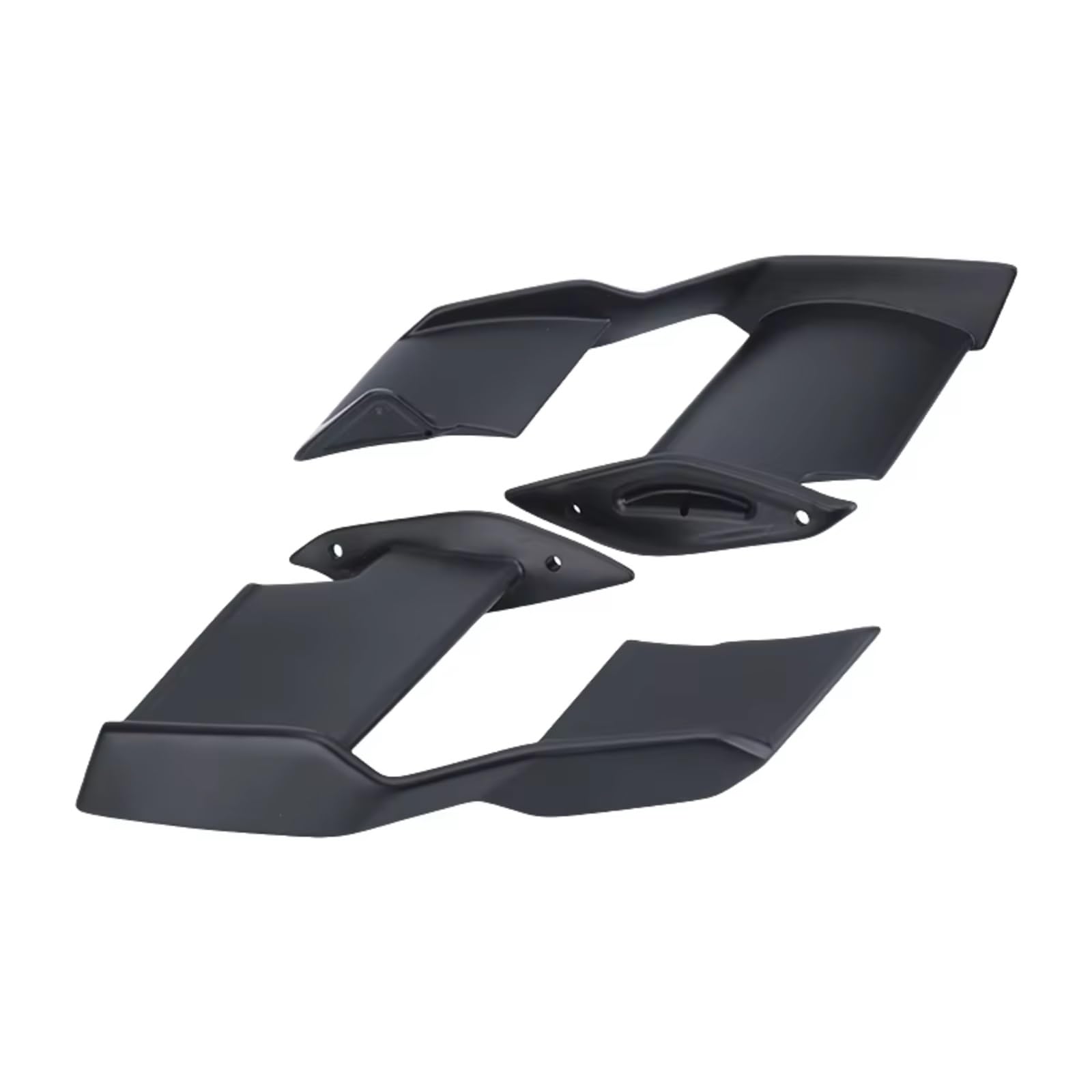 DWBXRRQS Aerodynamische Winglets Für S1000R Für S1000R Für M1000R 2021 2022 2023 Motorräder Verkleidung Seite Winglet Aerodynamische Für Flügel Kit Spoiler Motorrad Zubehör(Matte Black) von DWBXRRQS