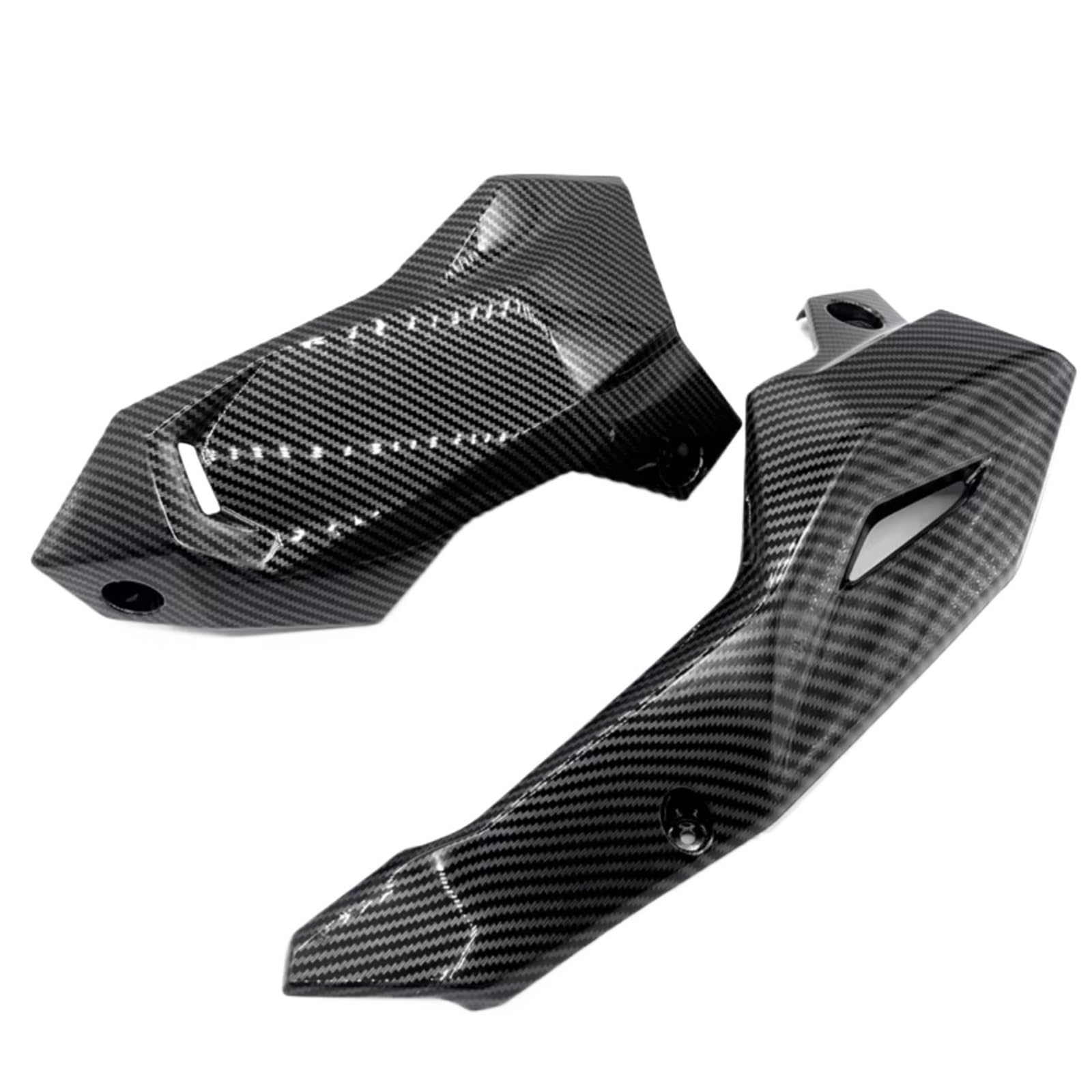 DWBXRRQS Aerodynamische Winglets Für Z900 2020 2021 2022 Motorrad Untere Motor Spoiler Cowling Chassis Schutz Schutz Verkleidung Motor Bauch Für Pan(Carbon Fiber Look) von DWBXRRQS