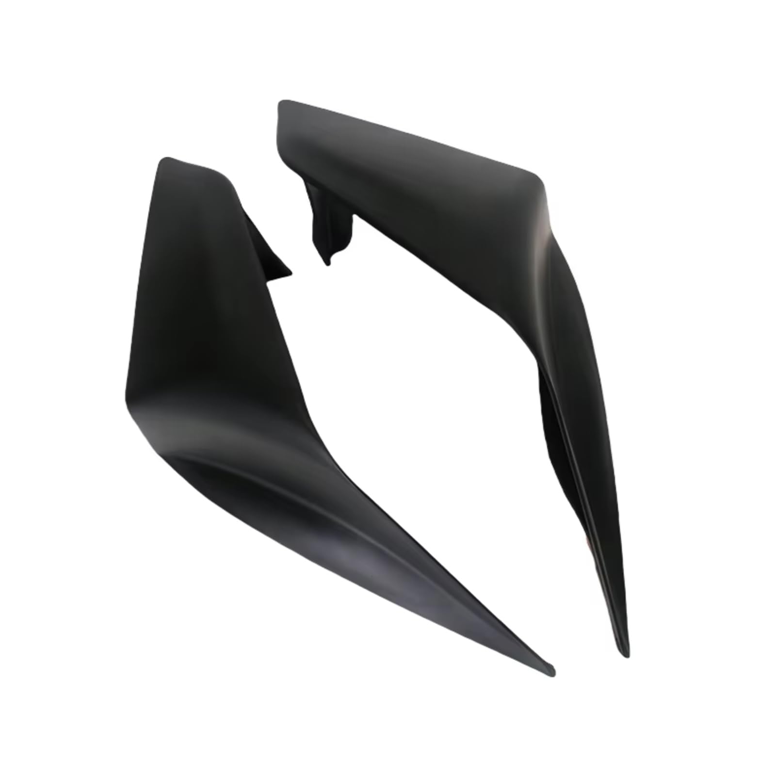 DWBXRRQS Aerodynamische Winglets Für ZX-25R Für ZX-4R Für ZX-4RR 2021 2022 2023 2024 Motorrad Feste Wind Für Flügel Aerodynamische Spoiler Winglets Verkleidung(Matte Black) von DWBXRRQS