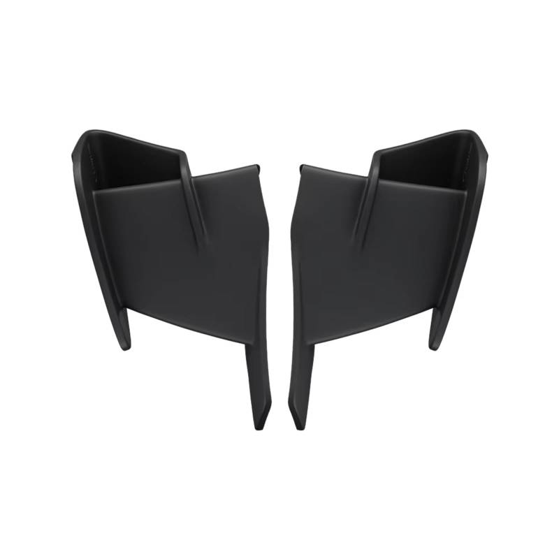 DWBXRRQS Aerodynamische Winglets Für ZX-4R Für ZX-4RR Für ZX-25R 2020 2021 2022 2023 2024 Front Aerodynamische Winglet Verkleidung Kit Motorrad Fest Für Flügel Spoiler(Matte Black) von DWBXRRQS