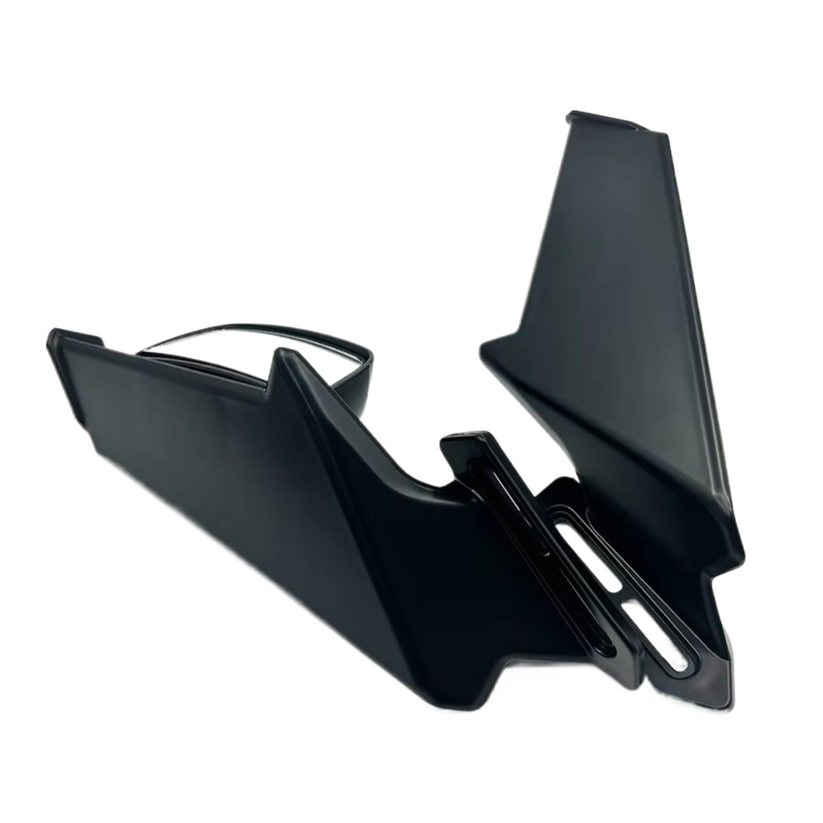 DWBXRRQS Aerodynamische Winglets Für ZX9R Für ZX7R Für ZX6R Motorrad Rückspiegel Wind Für Flügel Einstellbare Spoiler Verkleidung Mit Rückansicht Motorrad Zubehör(Matte Black) von DWBXRRQS