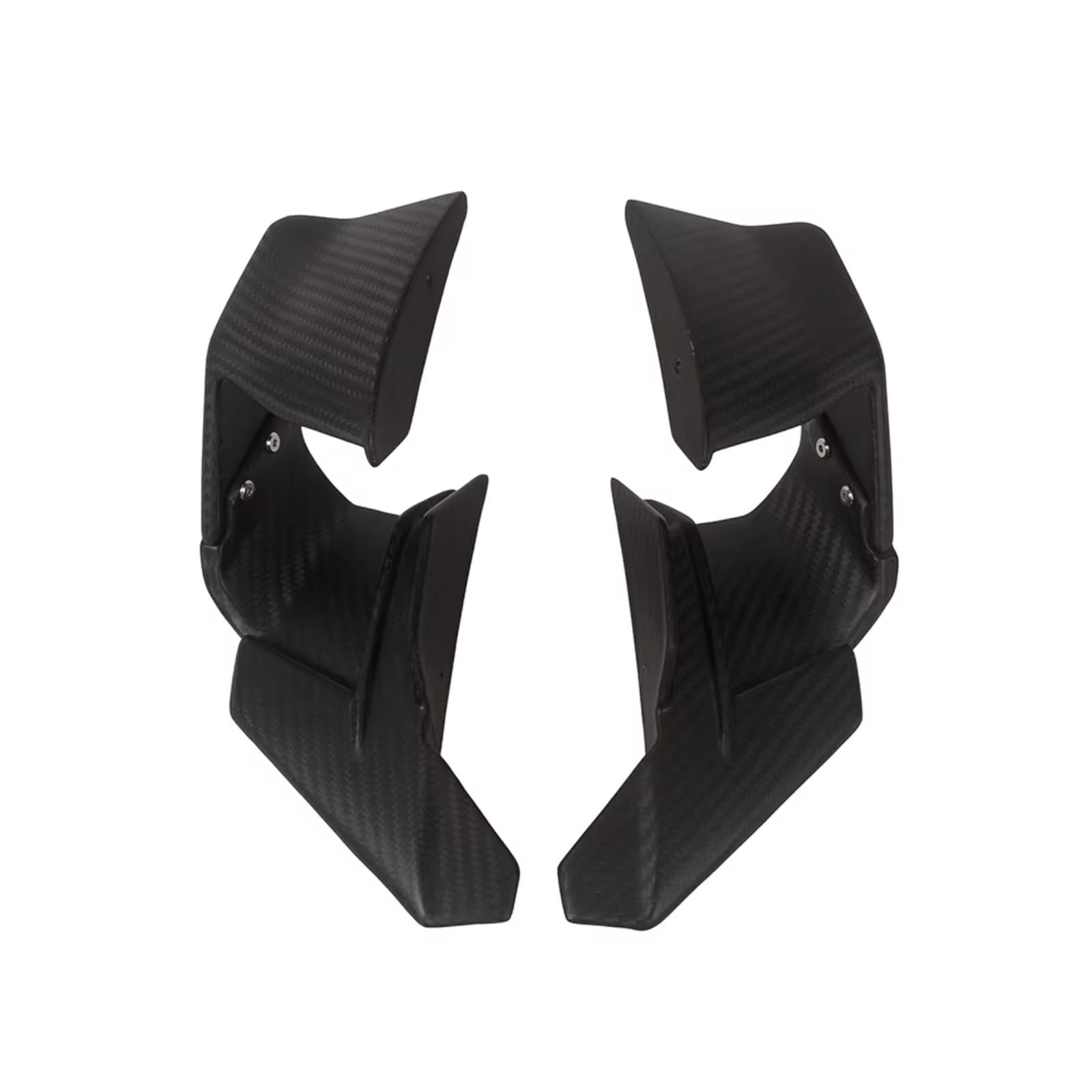 DWBXRRQS Aerodynamische Winglets Kompatibel Mit Aprilia Für RS660 Carbon-Faser-Spoiler-Winglets Mit Entlüftungs-Twill-Motorradzubehör Frontlippe Wind Für Flügelabdeckung(Matt) von DWBXRRQS