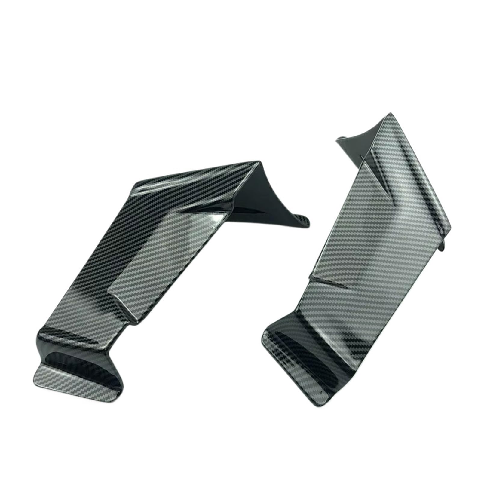 DWBXRRQS Aerodynamische Winglets Kompatibel Mit Aprilia Für RS660 Für Tuono 660 2021 2022 2023 Für Naked Frontspoiler Winglet Aerodynamik Für Wing Kit Spoiler(Carbon) von DWBXRRQS