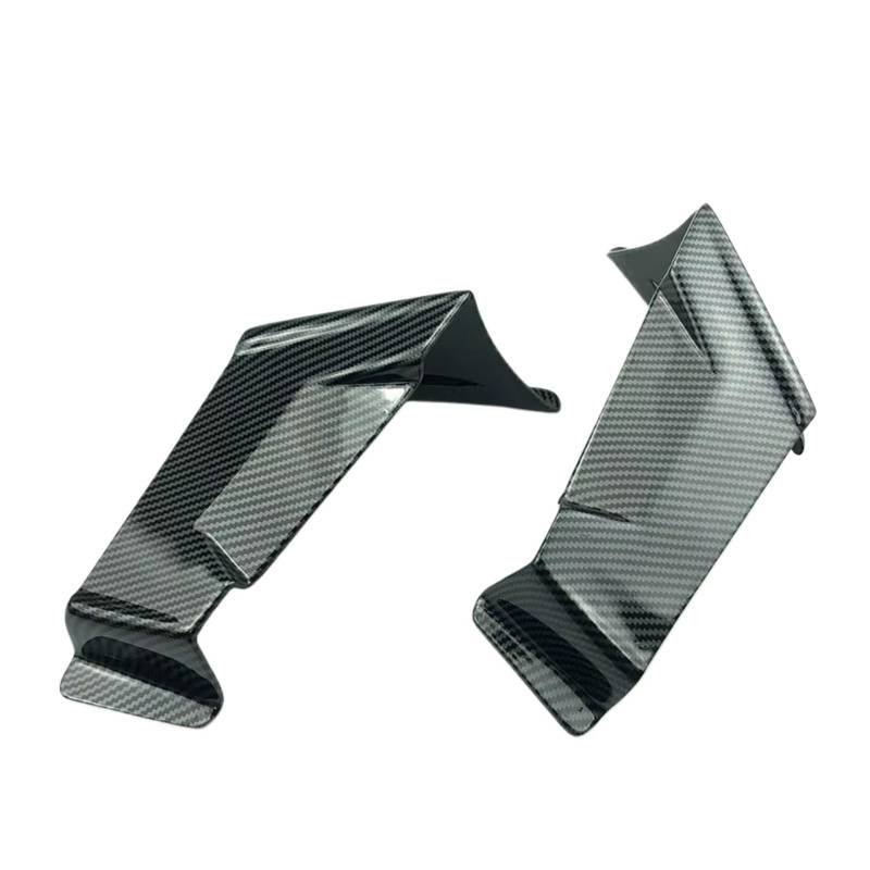 DWBXRRQS Aerodynamische Winglets Kompatibel Mit Aprilia Für RS660 Für Tuono 660 2021 2022 2023 Für Naked Frontspoiler Winglet Aerodynamik Für Wing Kit Spoiler(Carbon) von DWBXRRQS