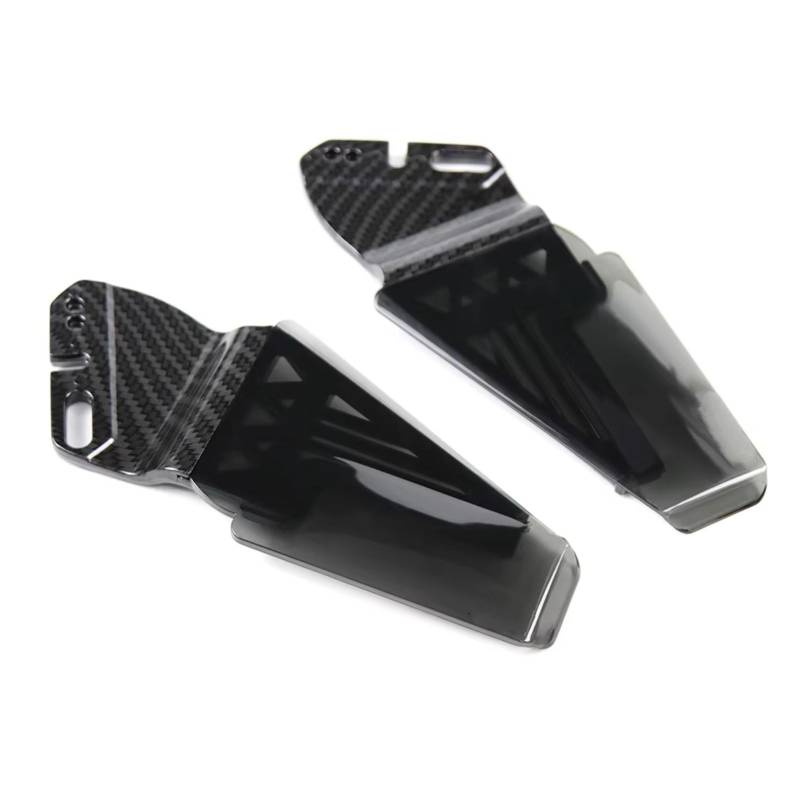 DWBXRRQS Aerodynamische Winglets Kompatibel Mit Ducati Für 748 Für 916 Für 996 Für 99 Motorrad Winglet Aerodynamisch Für Wing Kit Spoiler Rückspiegel Fixiert Für Wing(Carbon Gray) von DWBXRRQS