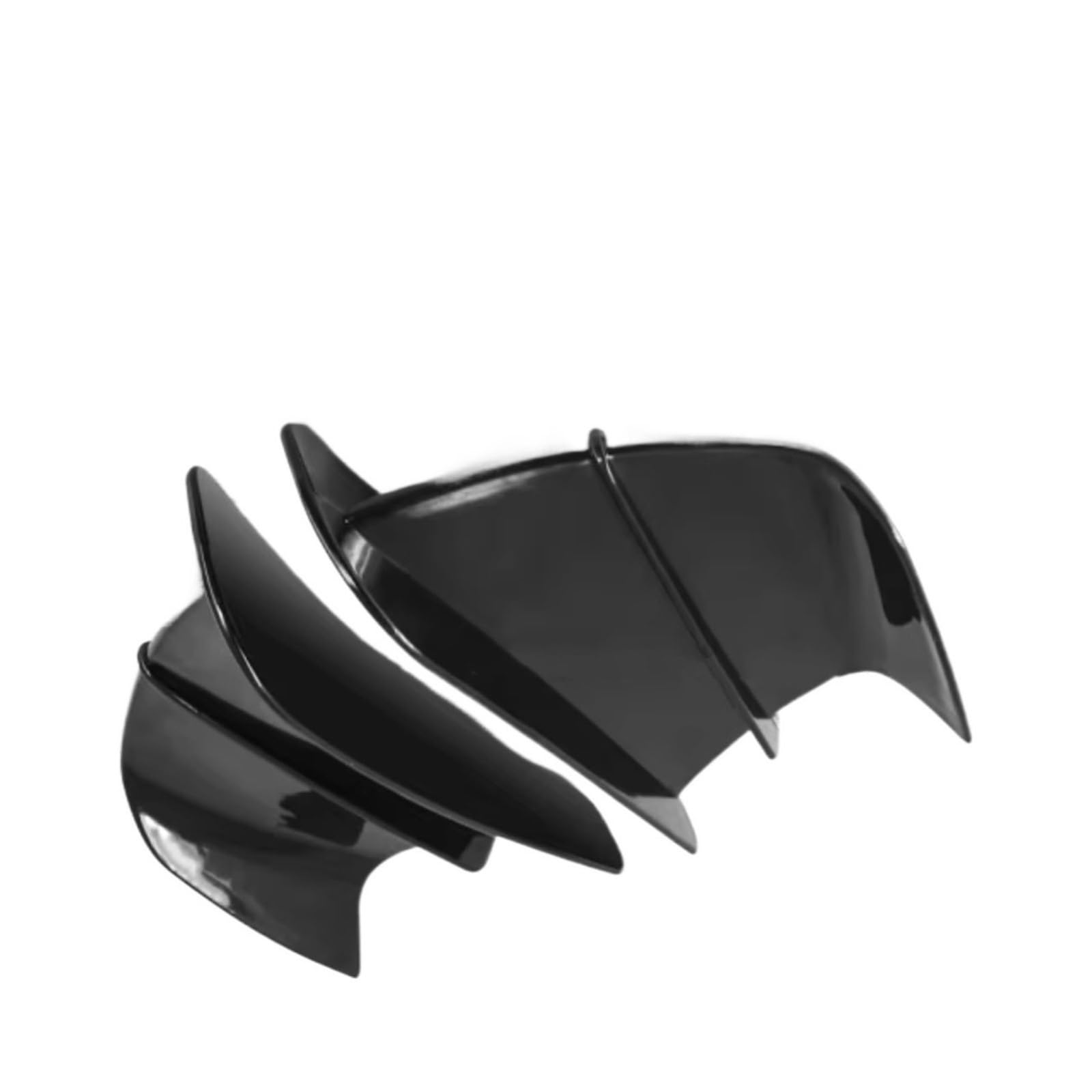 DWBXRRQS Aerodynamische Winglets Kompatibel Mit MV Agusta Für F3 800 Für RC Für F3 800 Für F3 675 Für RC Für F3 675 Verkleidungsseite Winglet Für Flügelabweiser-Spoiler(Black) von DWBXRRQS