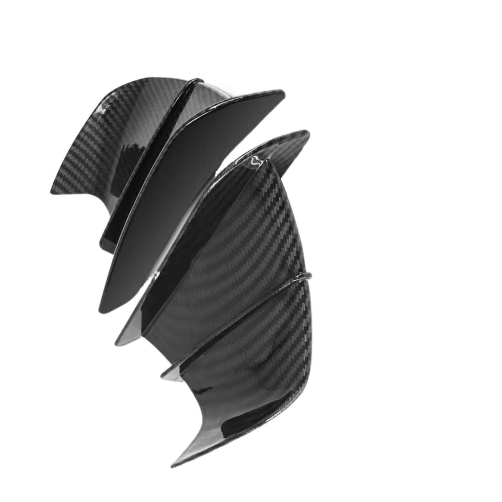 DWBXRRQS Aerodynamische Winglets Kompatibel Mit MV Agusta Für F3 800 Für RC Für F3 800 Für F3 675 Für RC Für F3 675 Verkleidungsseite Winglet Für Flügelabweiser-Spoiler(Carbon Fiber Texture) von DWBXRRQS