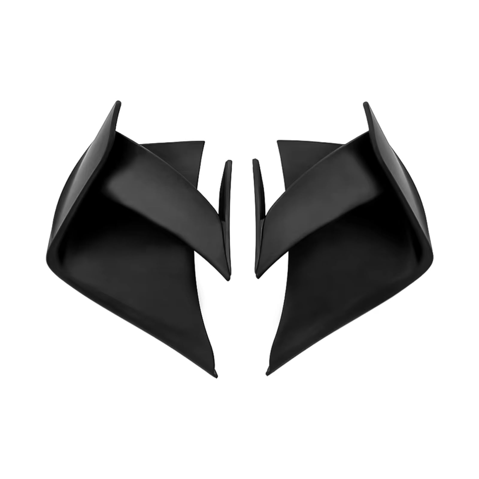 DWBXRRQS Aerodynamische Winglets Kompatibel Mit Suzuki Für GSX-R1000 2017 2018 2019 2020 2021 2022 2023 Motorrad-Spoiler Fest Für Flügelzubehör(Matte Black) von DWBXRRQS