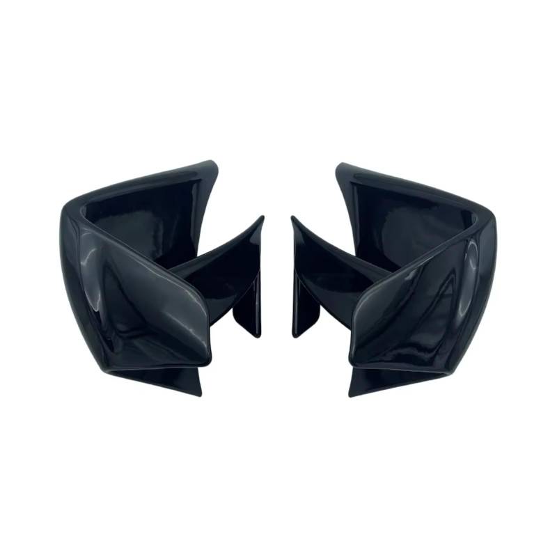 DWBXRRQS Aerodynamische Winglets Kompatibel Mit Suzuki Für GSX-R600 K11 Für GSXR750 2011–2018 Motorradverkleidung Feste Flügel Aerodynamische Flügel Spoiler(Bright Black) von DWBXRRQS
