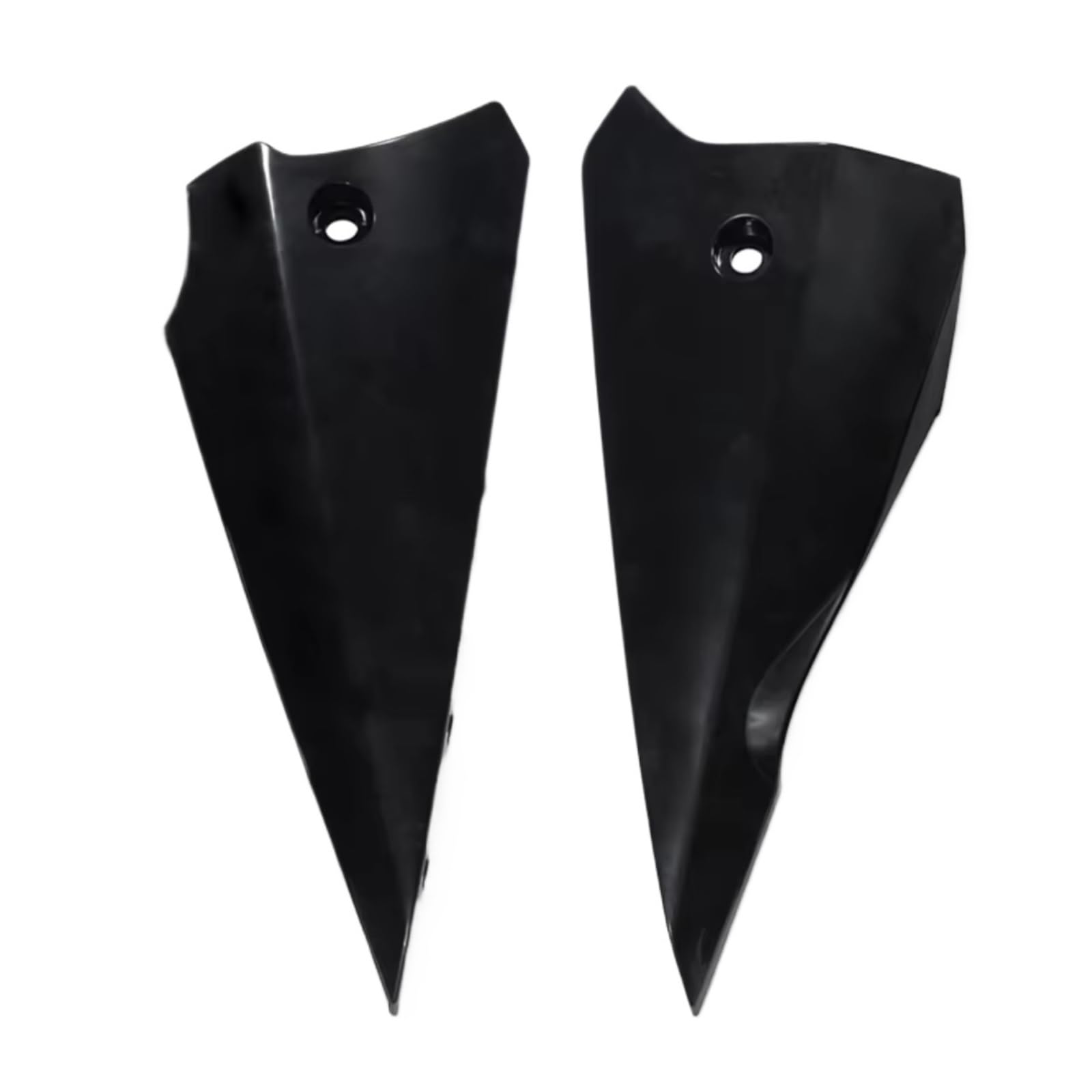 DWBXRRQS Aerodynamische Winglets Kompatibel Mit Suzuki Für GSX-S1000 2015 2016 2017 2018 2019 2020 Motorradbauch Für Pan Lower Engine Spoiler Fairing Side Panel Cover(Glossy Black) von DWBXRRQS