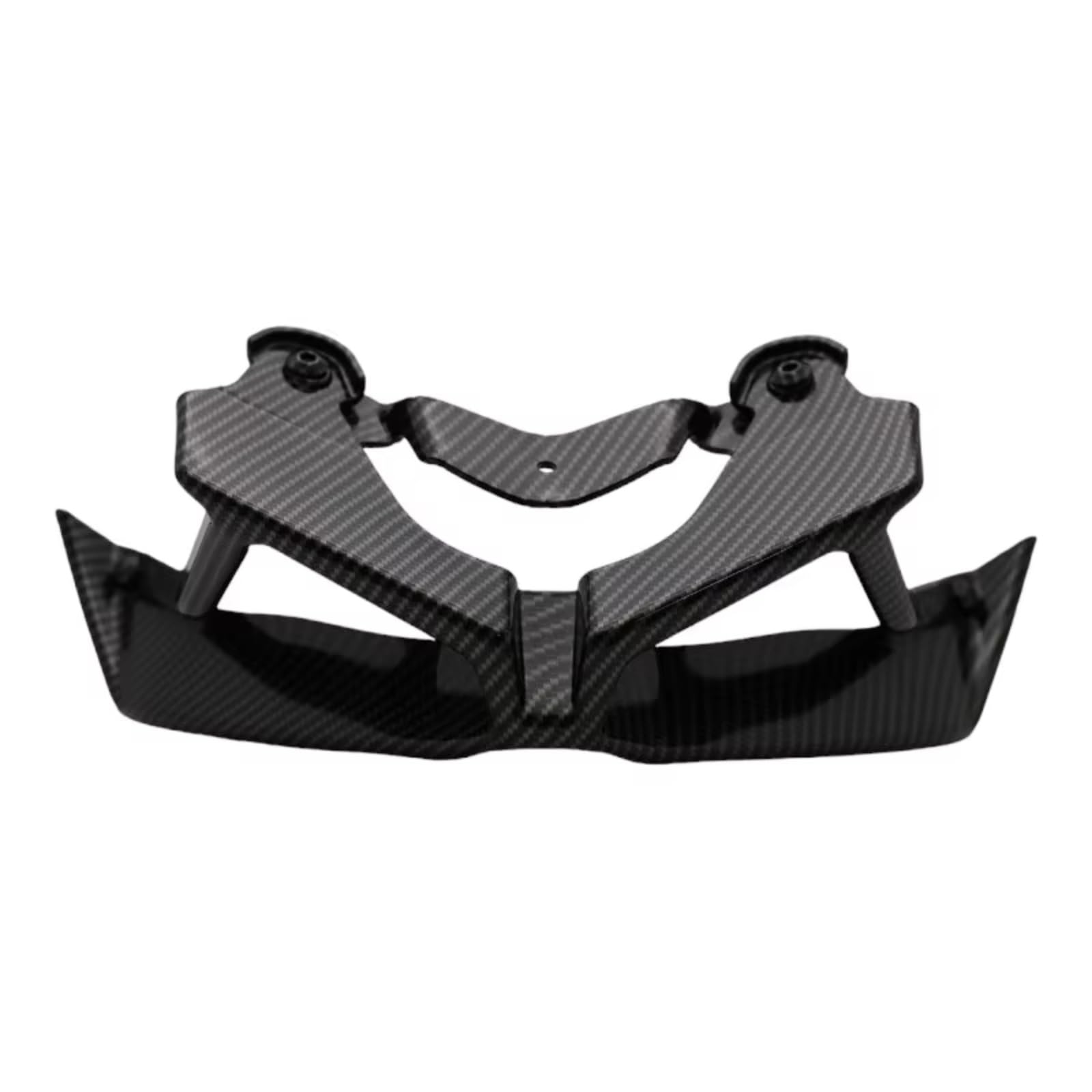 DWBXRRQS Aerodynamische Winglets Kompatibel Mit Yamaha Für MT09 Für MT09 SP 2017 2018 2019 2020 Carbon Front Downforce Spoiler Downforce Für Nackte Frontspoiler(Carbon Look) von DWBXRRQS