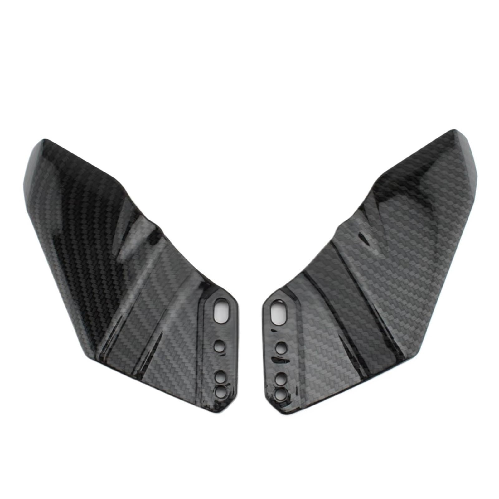 DWBXRRQS Aerodynamische Winglets Kompatibel Mit Yamaha Für YZF-R1 2000–2020 Für YZF-R6 2000–2020 Frontscheibenverkleidung Seitenflügel Spoiler Motorradzubehör(Carbon Fiber Look) von DWBXRRQS