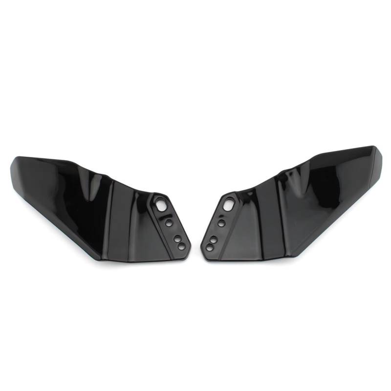 DWBXRRQS Aerodynamische Winglets Kompatibel Mit Yamaha Für YZF-R1 2000–2020 Für YZF-R6 2000–2020 Frontscheibenverkleidung Seitenflügel Spoiler Motorradzubehör(Glossy Black) von DWBXRRQS