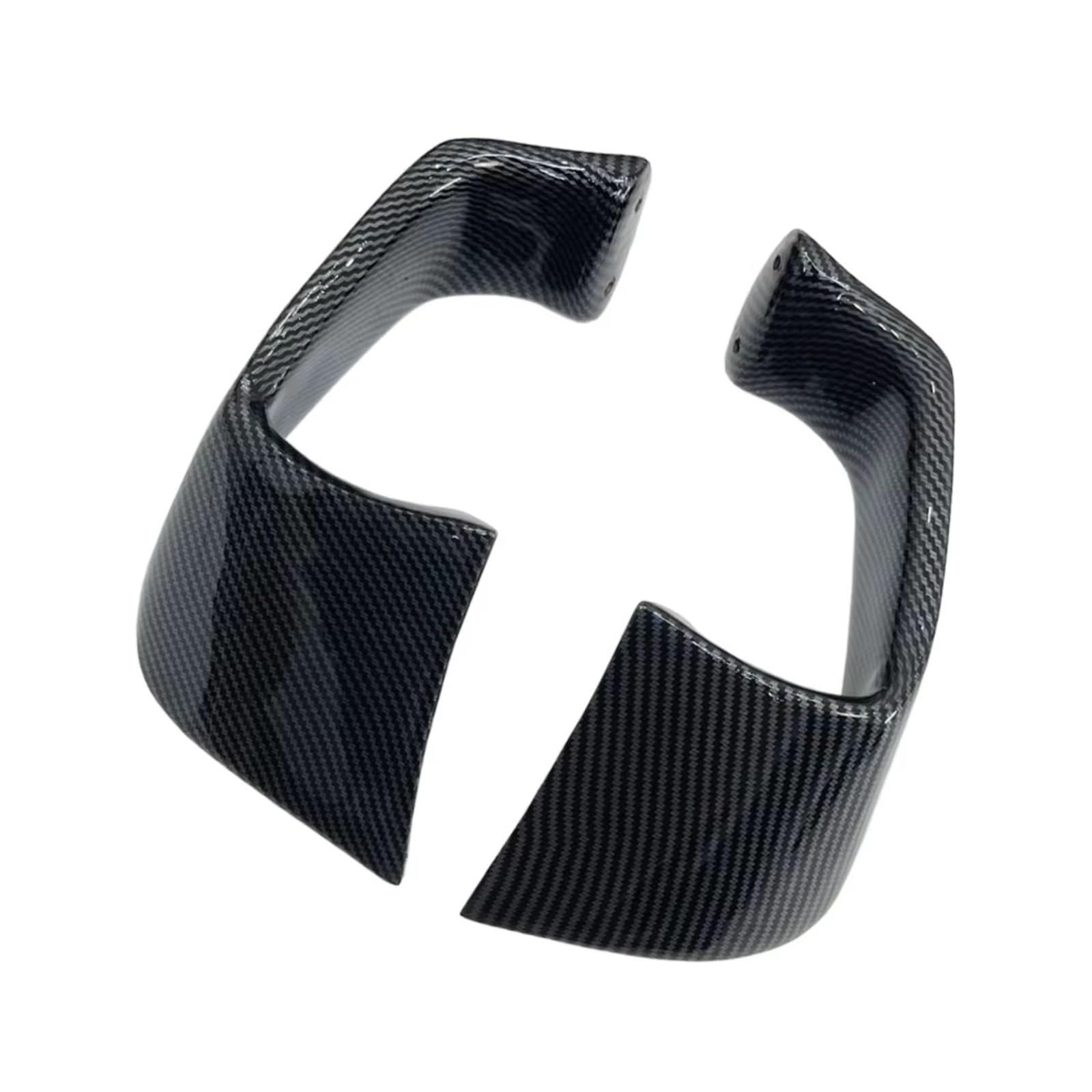 DWBXRRQS Aerodynamische Winglets Kompatibel Mit Yamaha Für YZF-R1 2015–2023 Für YZF-R6 2017–2023 Motorrad Fest Für Flügelzubehör Spoiler Aerodynamisches Winglet(Carbon Fiber Color) von DWBXRRQS