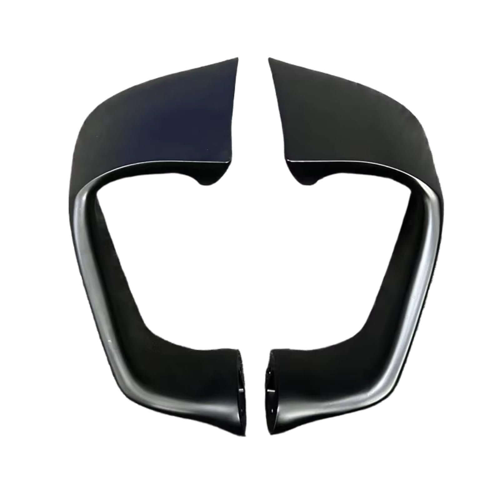 DWBXRRQS Aerodynamische Winglets Kompatibel Mit Yamaha Für YZF-R1 2015–2023 Für YZF-R6 2017–2023 Motorrad-fest Für Flügelzubehör Spoiler Aerodynamisches Winglet(Black) von DWBXRRQS