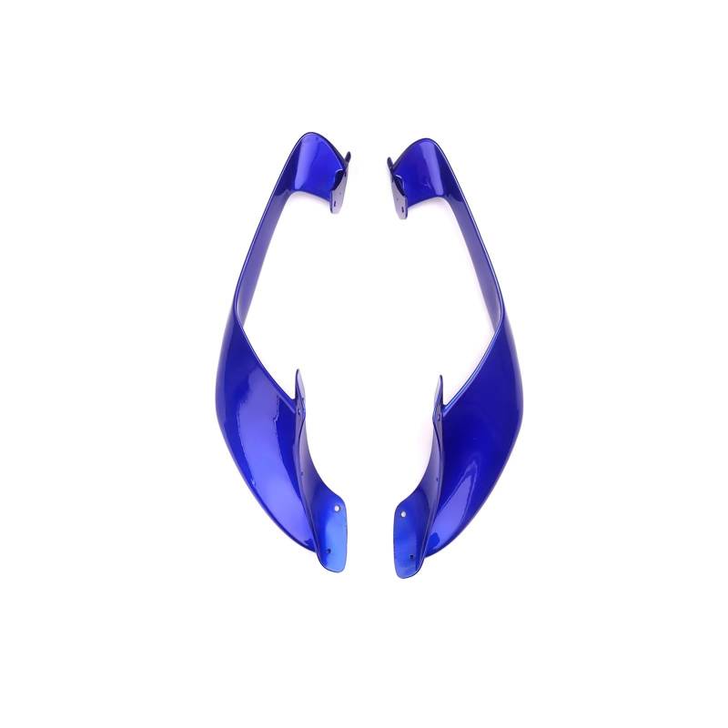 DWBXRRQS Aerodynamische Winglets Kompatibel Mit Yamaha Für YZF-R1 Für YZF-R1M 2020–2024 Motorrad-Sport-Abtrieb Nackte Seitenspoiler Winglet-Kit Spoiler-Windflügel(Bright Blue) von DWBXRRQS