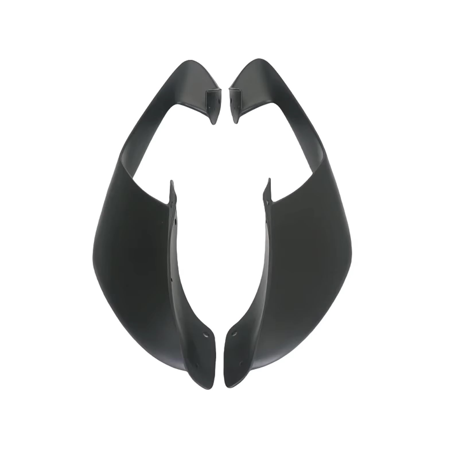 DWBXRRQS Aerodynamische Winglets Kompatibel Mit Yamaha Für YZF-R1 Für YZF-R1M 2020–2024 Motorrad-Sport-Abtrieb Nackte Seitenspoiler Winglet-Kit Spoiler-Windflügel(Matte Black) von DWBXRRQS