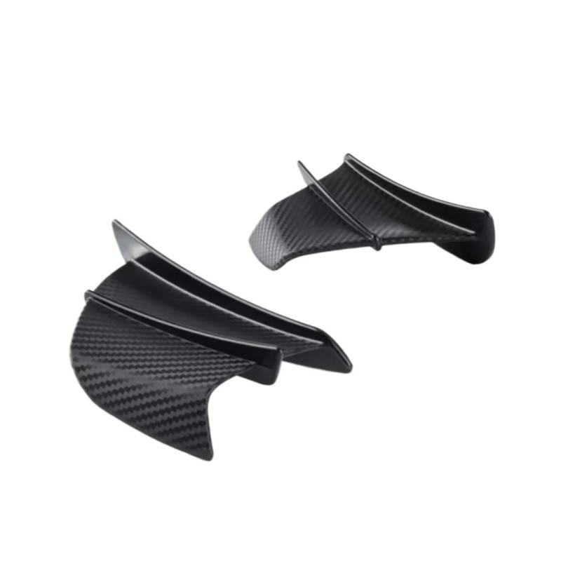 DWBXRRQS Aerodynamische Winglets Kompatibel Mit Yamaha Für YZF-R6 Für YZF-R3 Für YZF-R125 Motorradverkleidung Seiten-Winglet Aerodynamisch Für Flügelabweiser-Spoiler(Matte) von DWBXRRQS