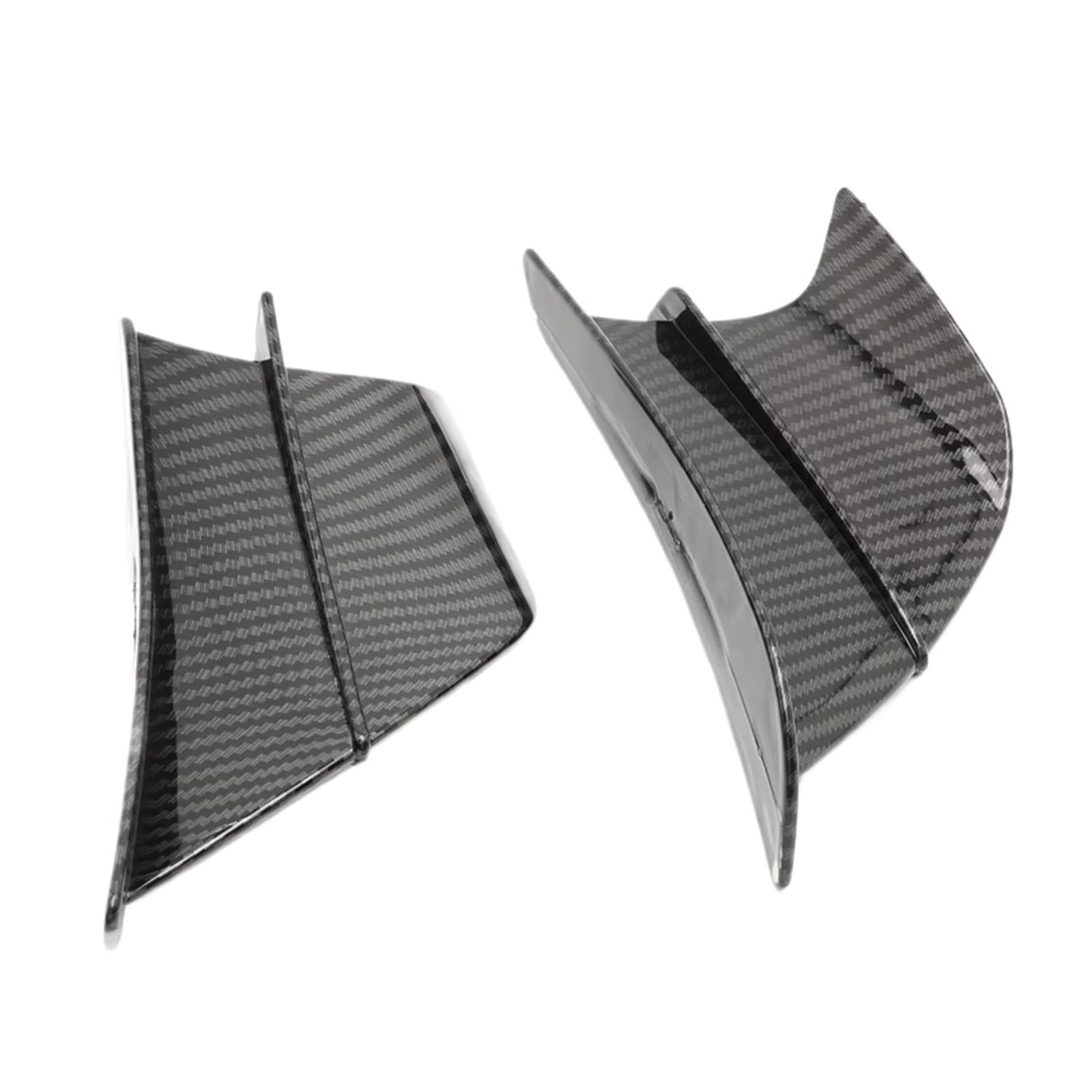 DWBXRRQS Aerodynamische Winglets Kompatibel Mit Yamaha Für Yfz450 ATV Für Yfz450R Für Yfm700/R Für Raptor Motorrad Frontverkleidung Seitenflügel Spoiler Deflektor Wind Kit(Black) von DWBXRRQS
