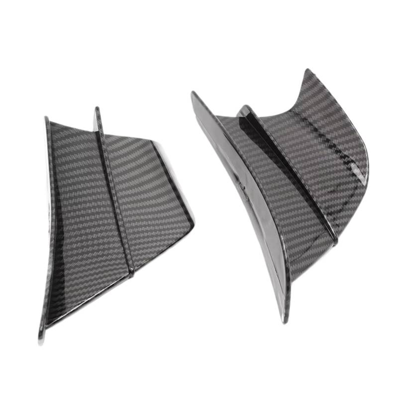 DWBXRRQS Aerodynamische Winglets Kompatibel Mit Yamaha Für Yfz450 ATV Für Yfz450R Für Yfm700/R Für Raptor Motorrad Frontverkleidung Seitenflügel Spoiler Deflektor Wind Kit(Black) von DWBXRRQS