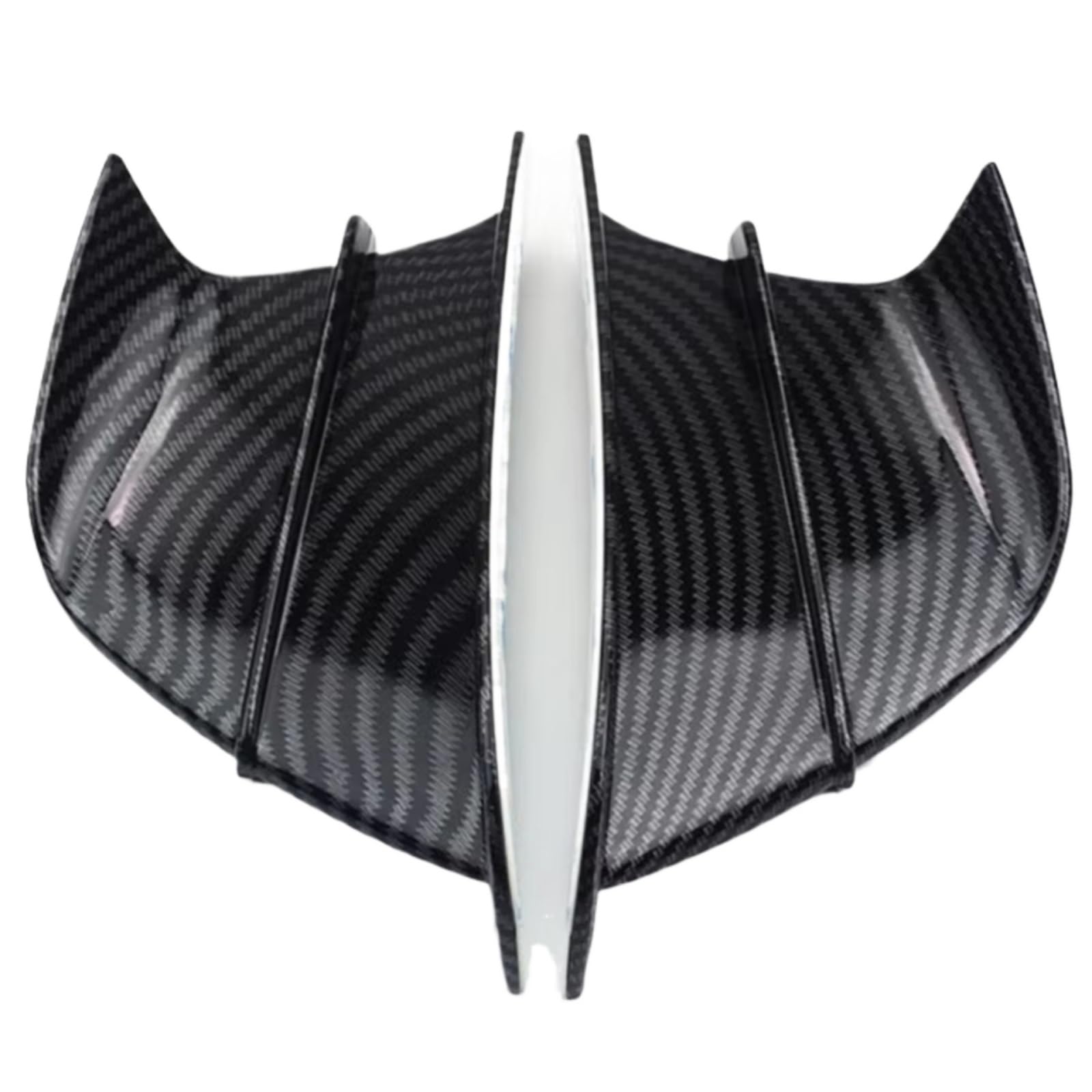 DWBXRRQS Aerodynamische Winglets Kompatibel Mit Yamaha Für Yfz450 ATV Für Yfz450R Für Yfm700/R Für Raptor Motorrad Frontverkleidung Seitenflügel Spoiler Deflektor Wind Kit(Carbon Fiber Look) von DWBXRRQS
