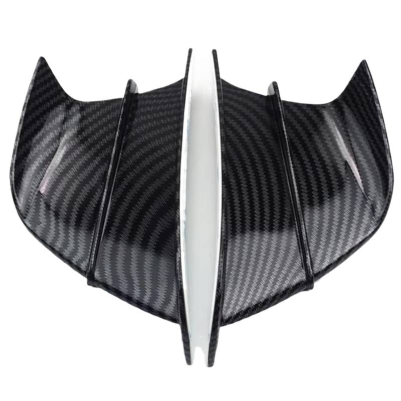 DWBXRRQS Aerodynamische Winglets Kompatibel Mit Yamaha Für Yfz450 ATV Für Yfz450R Für Yfm700/R Für Raptor Motorrad Frontverkleidung Seitenflügel Spoiler Deflektor Wind Kit(Carbon Fiber Look) von DWBXRRQS