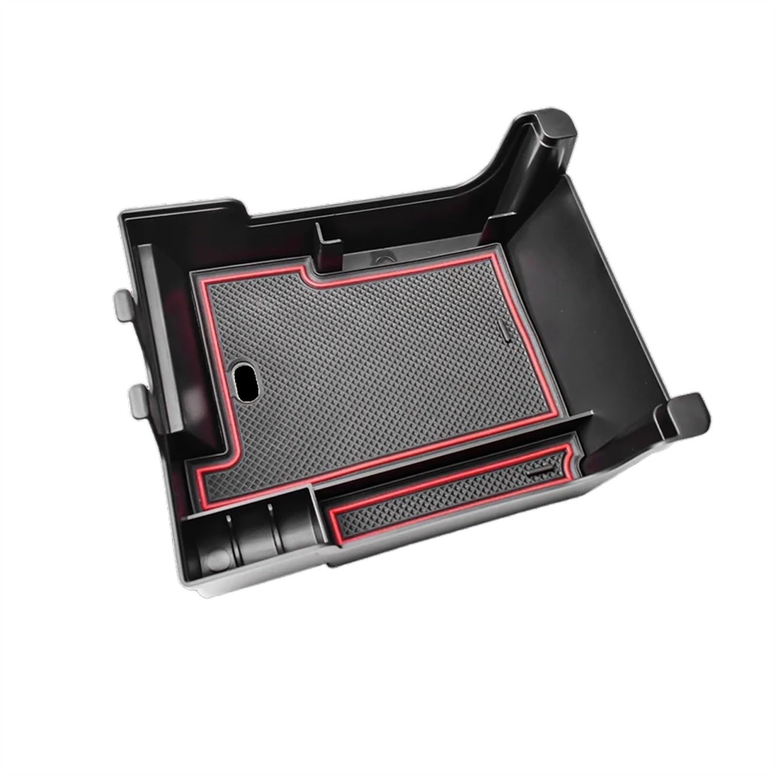 DWBXRRQS Armlehnen Organizer Tray Kompatibel Mit Ford Für Edge SE SEL 2021 2022 2023 2024 Auto-Armlehnen-Aufbewahrungsbox Mittelkonsolen-Organizer Aufbewahrungsbox Containerhalter(Red) von DWBXRRQS