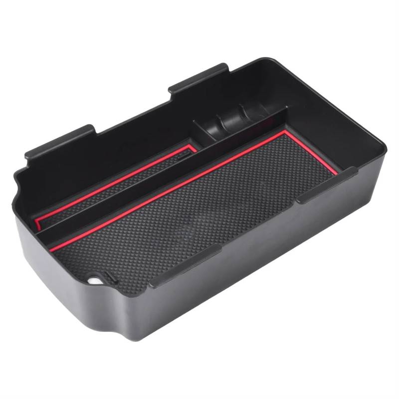 DWBXRRQS Armlehnen Organizer Tray Kompatibel Mit Für Civic 11. 2022 2023 Konsolen-Armlehnen-Organizer Auto-Armlehnen-Center-Speicherbox Container Handschuh-Organizer-Fall(Red) von DWBXRRQS