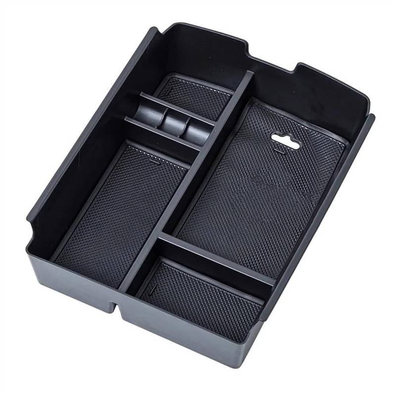DWBXRRQS Armlehnen Organizer Tray Kompatibel Mit VW Für Atlas 2018 2019 2020 2021 2022 2023 Auto-Armlehnen-Aufbewahrungsbox Mittelkonsolen-Organizer Aufbewahrungsbox Containerablage(Black) von DWBXRRQS