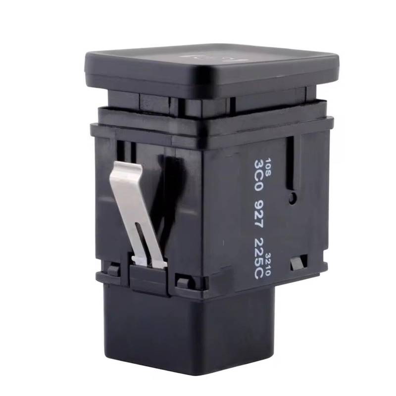 DWBXRRQS Auto Handbremsschalter Kompatibel Mit VW Für Passat Für CC B6 Elektronischer Handbremsen-Parkschalterknopf Autobremsknopf Verbrauchszubehör OEM: 3C0927225C von DWBXRRQS