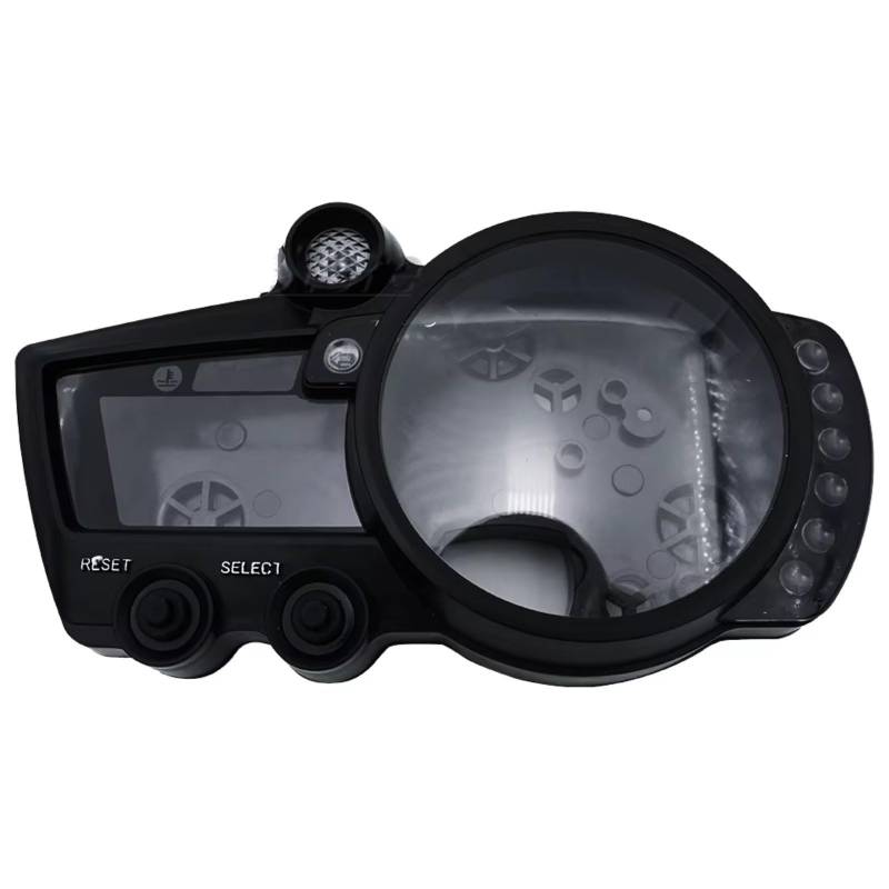 DWBXRRQS Motorrad Armaturenbrett Kompatibel Mit Yamaha Für YZF R1 2002 2003 Für R6 2003 2004 2005 Für R6S 2008 2009 Motorrad Tachometer Drehzahlmesser Messgerät Gehäuseabdeckung Gehäuseteile von DWBXRRQS