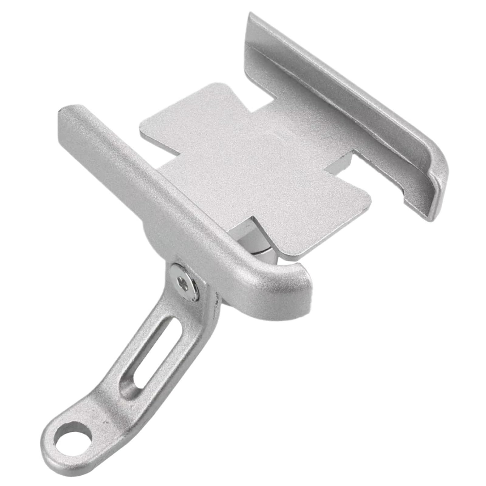DWBXRRQS Motorrad GPS Halterung Kompatibel Mit Suzuki Für GSF1250 Für Bandit 2007 2008 2009 2010 2011-15 Motorrad Lenker Handy Halter GPS Stehen Halterung(Silver,Mirror Holde) von DWBXRRQS