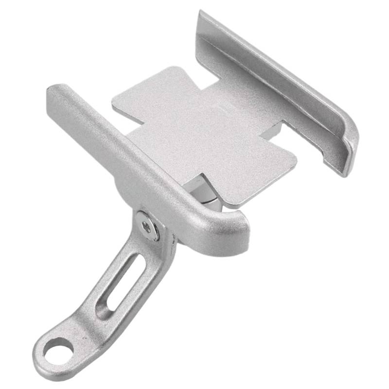DWBXRRQS Motorrad GPS Halterung Kompatibel Mit Suzuki Für GSF1250 Für Bandit 2007 2008 2009 2010 2011-15 Motorrad Lenker Handy Halter GPS Stehen Halterung(Silver,Mirror Holde) von DWBXRRQS