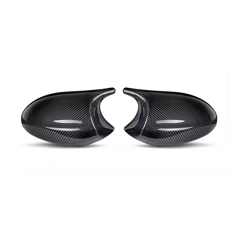 DWBXRRQS Rückspiegelgehäuse Kompatibel Mit Für 1er E81 E82 2006 2007 2008 Carbonfaser-Spiegelabdeckung Rückansicht Kappe Shell Ersatz Autoteile Zubehör von DWBXRRQS