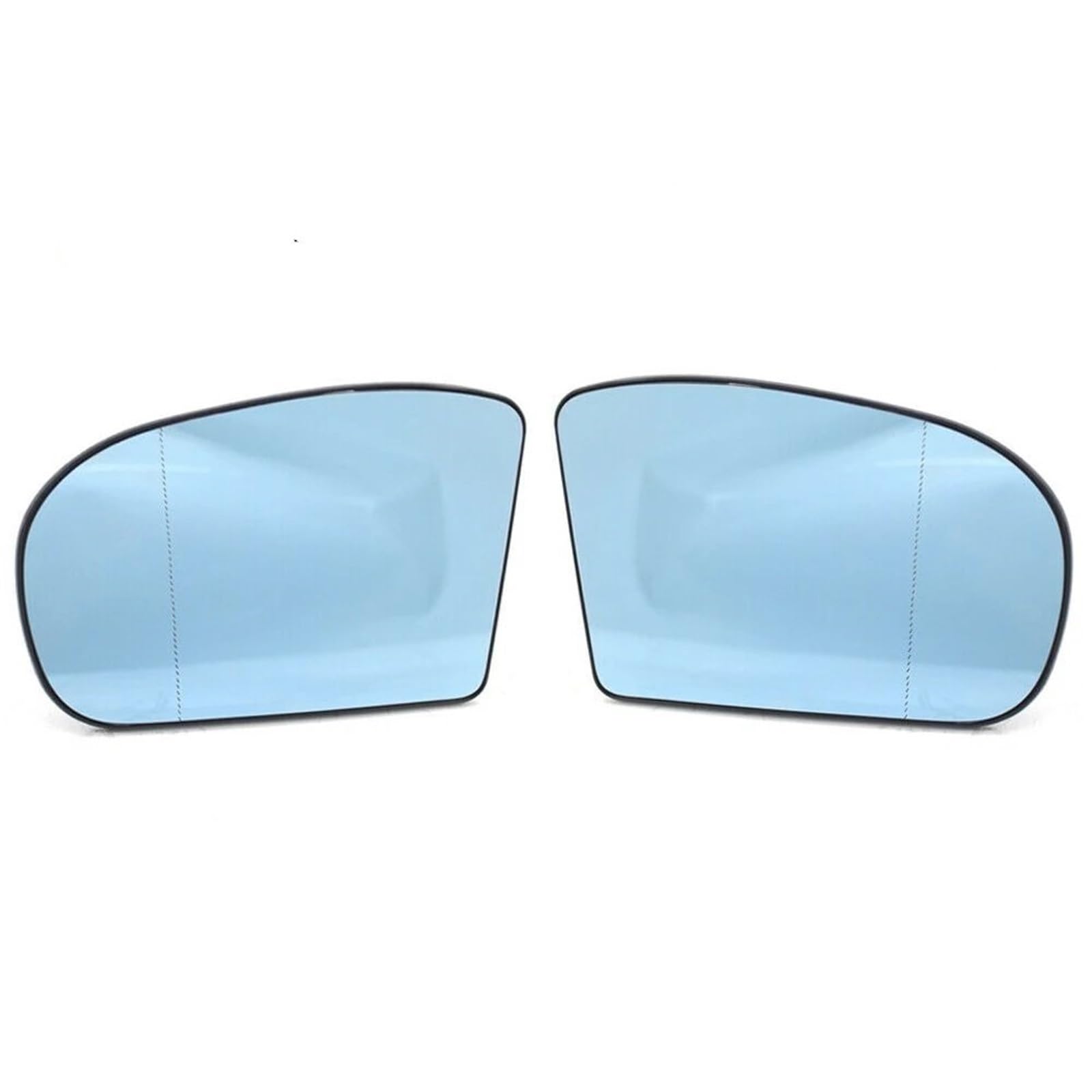 DWBXRRQS Türspiegelglas Kompatibel Mit Mercedes Für Benz Für C-Klasse W203 C230 C240 ​​C280 C320 C350 Für AMG 2001-2007 2 Stück Beheizbares Seitenrückspiegelglas Weitwinkel 2038101021(Blue) von DWBXRRQS