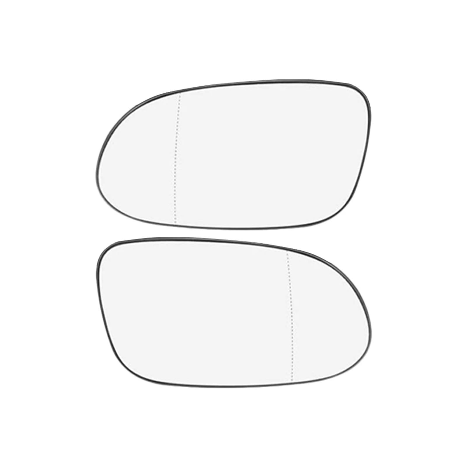 DWBXRRQS Türspiegelglas Kompatibel Mit Mercedes Für Benz Für CLK320 SLK230 1998-2003 Für SL500 SL600 1999-2002 Beheiztes Seitenspiegelglas Fürs Auto Rückspiegelobjektiv A1708100121(1 Pair) von DWBXRRQS