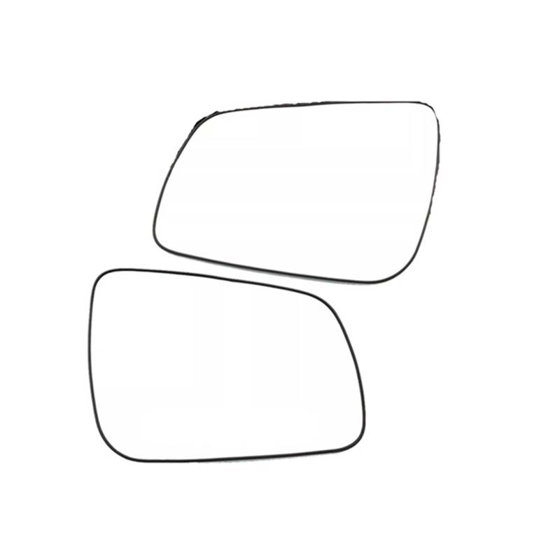 DWBXRRQS Türspiegelglas Kompatibel Mit Mitsubishi Für Lancer 2008 2009 2010 2011–2015 Auto-Rückspiegellinse Spiegelglaslinse Mit Heizung 7632A637 7632A638 von DWBXRRQS