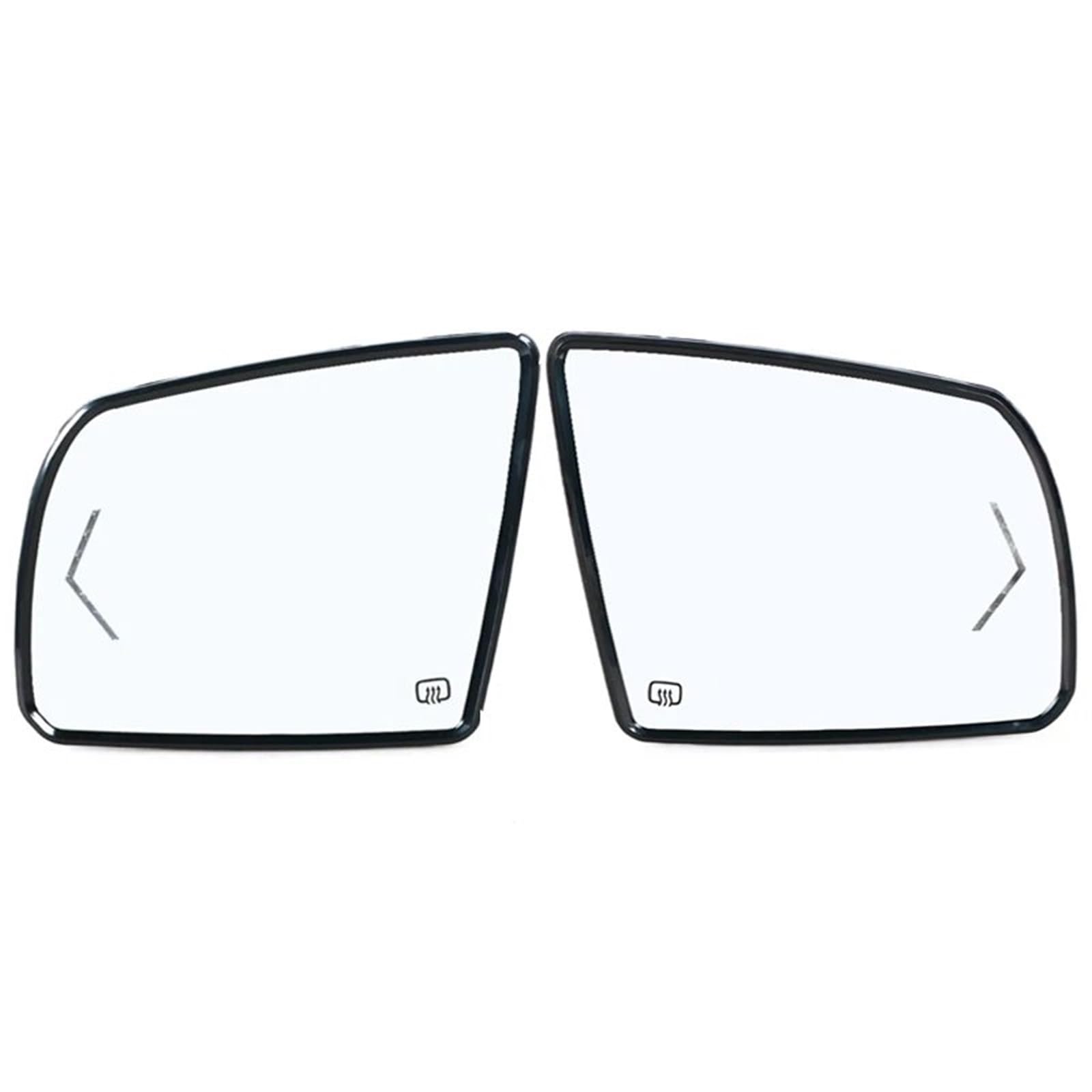 DWBXRRQS Türspiegelglas Kompatibel Mit Toyota Für Tundra 2007 2008 2009 2010 2011 2012 2013 2014 2015-2020 Auto-Seitenrückspiegellinse Zubehörlinse Mit Heizung Autoteile Verbrauchsteile(1 Pair) von DWBXRRQS