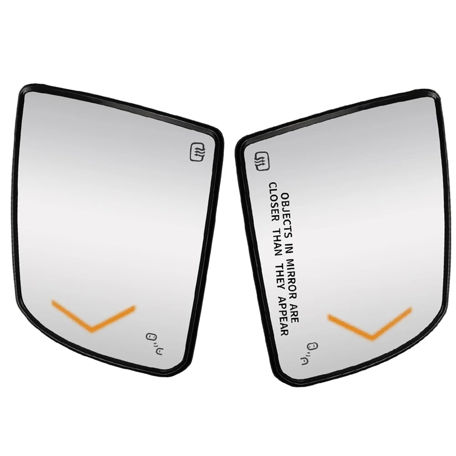 DWBXRRQS Türspiegelglas Kompatibel Mit Toyota Für Tundra 2007 2008 2009 2010–2020 1 Paar Beheizte Ersatzlinsen Für Rückspiegelglas Mit Blinkerblende(1 Pair) von DWBXRRQS