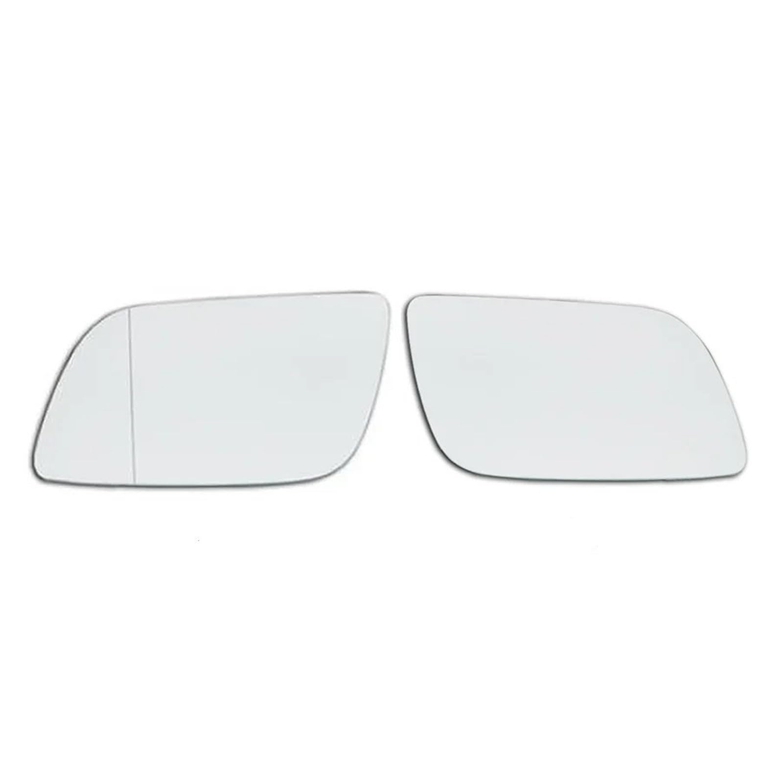 DWBXRRQS Türspiegelglas Kompatibel Mit VW Für Polo 2002 2003 2004 2005 Heizung Ersatz Seitenspiegel Linse Tür Rückspiegel Weißes Glas Autoteile(No Heating,1 Pair) von DWBXRRQS