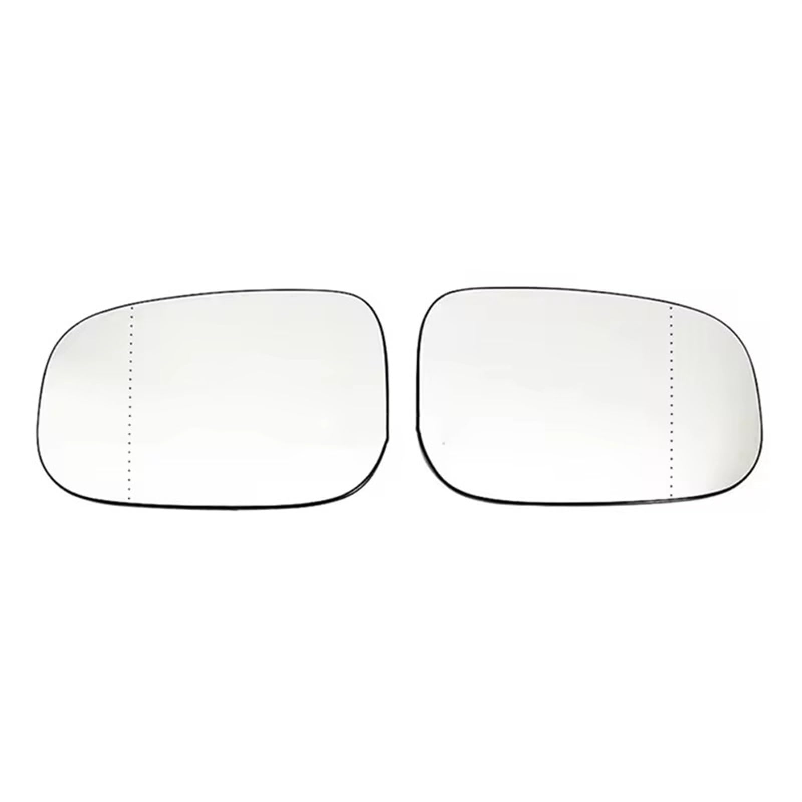 DWBXRRQS Türspiegelglas Kompatibel Mit Volvo Für C30 C70 V50 2006–2009 S40 S60 2007 2008 2009 2010 Auto Beheiztes Weitwinkelspiegelglas 30762571 30762572(1 Pair) von DWBXRRQS