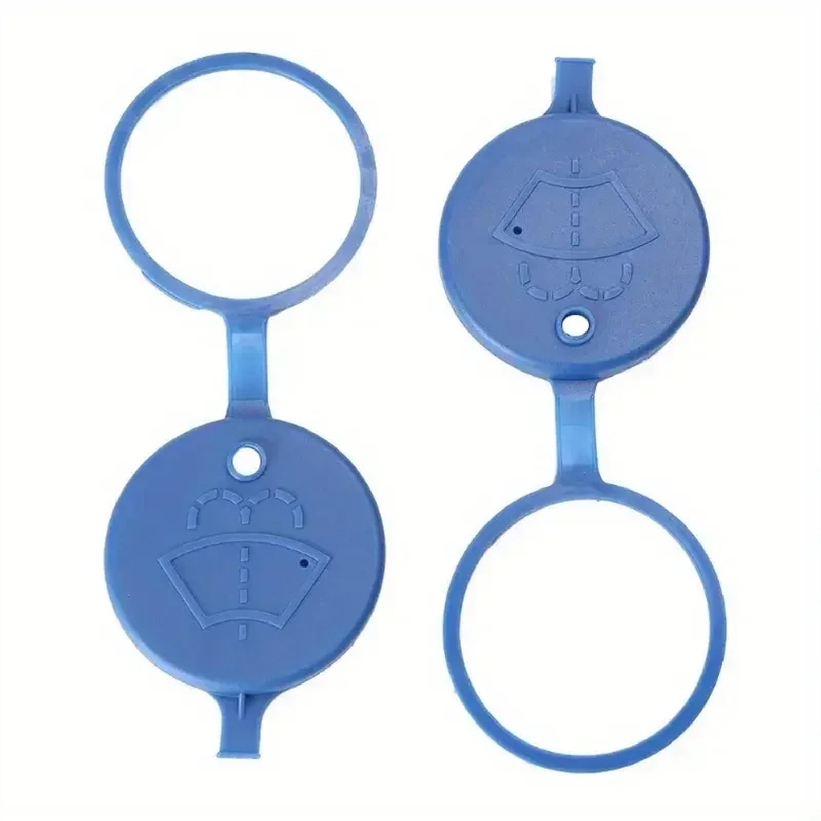 DWBXRRQS Wischwasserbehälter Kompatibel Mit Citroen Für C4 Für C5 Auto-Scheibenwischer-Waschflüssigkeitsbehälter-Flaschendeckel Scheibenwischer-Düsendeckel Autozubehör(Blue 2pcs) von DWBXRRQS