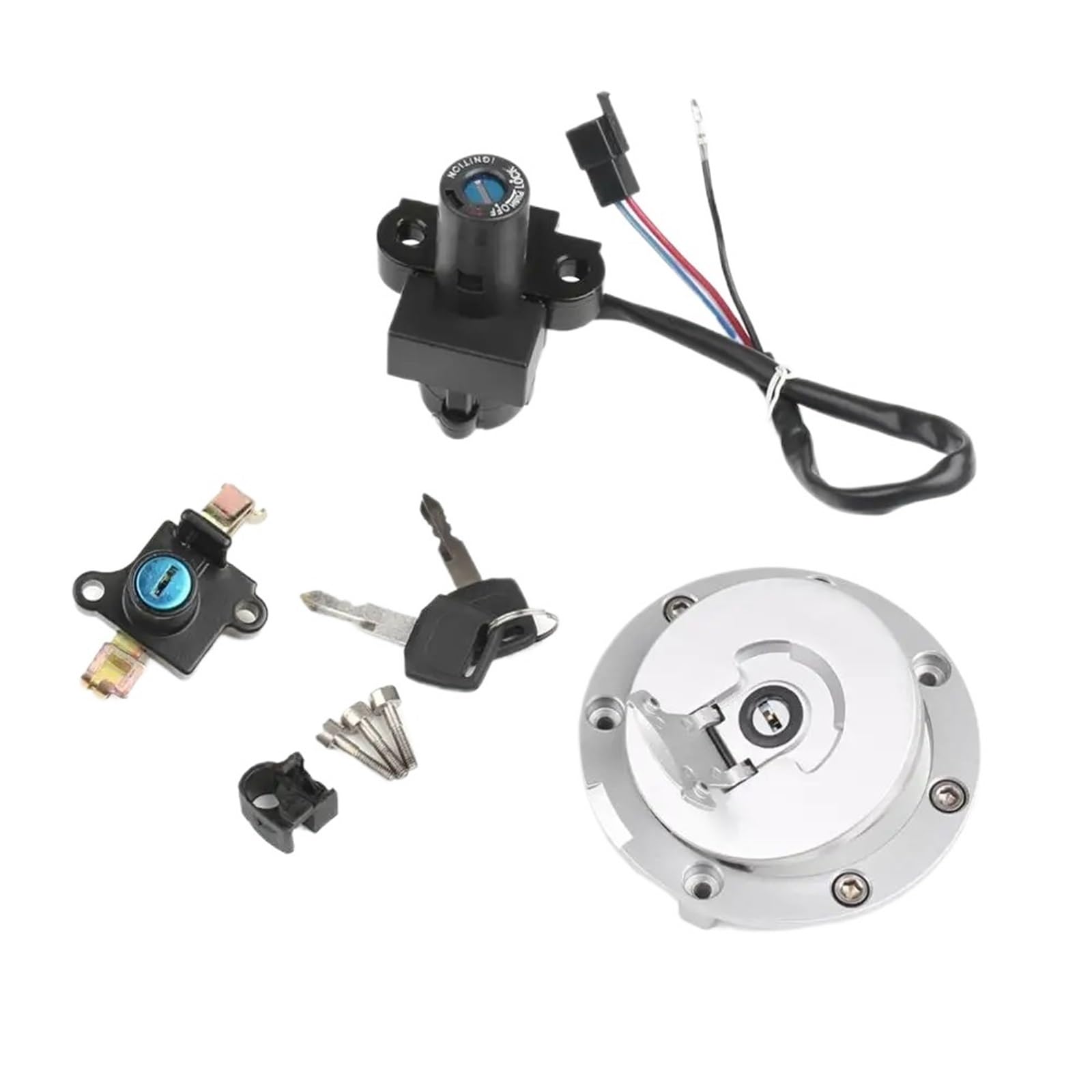 DWBXRRQS Zündschlüsselschalter Kompatibel Mit CB1000F 1993 1994 1995 1996 1997 Motorrad-Zündschalter, Tankdeckel, Schlüsselschloss-Set, Motorradschlösser, Zündung Starten DWBXRRQS Zündschlüsselschalter Kompatibel Mit CB1000F 1993 1994 1995 1996 1997 Motorrad-Zündschalter, Tankdeckel, Schlüsselschloss-Set, Motorradschlösser, Zündung Starten von DWBXRRQS