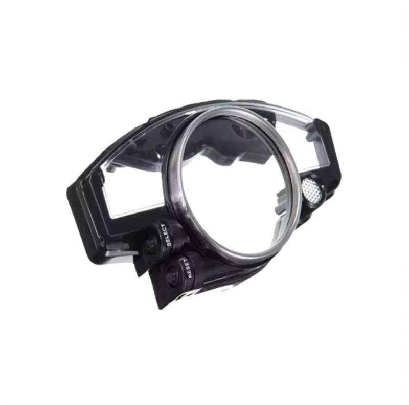 Motorrad Armaturenbrett Kompatibel Mit Yamaha Für YZFR6 2006 2007 2008 2009 2010 2011 2012 Tachometer Uhr Instrumentenbox Instrumentenkilometerzähler Drehzahlmesser Gehäuseabdeckung(Only Cover) von DWBXRRQS