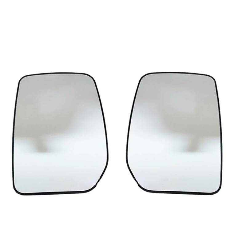 Türspiegelglas Kompatibel Mit Für Transit Für MK7 Für MK6 2000 2001 2002 2003 2004 2005 2006 2007 2008-2014 Auto Mit Heizung Rückspiegel Glastür Links Rechts Klar Rückspiegel(No Heating,Left+right) von DWBXRRQS